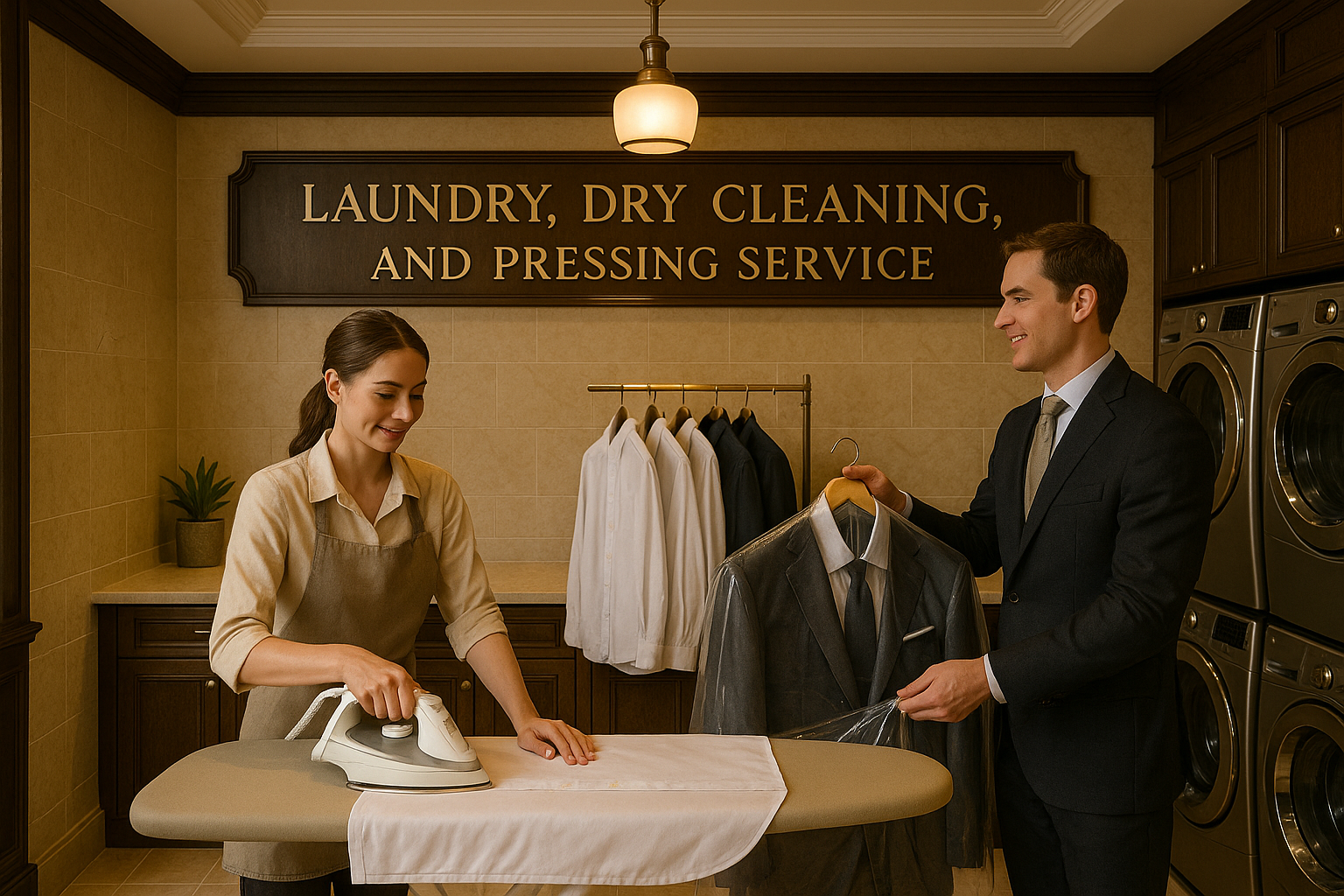 Laundry, Dry Cleaning, and Pressing Service